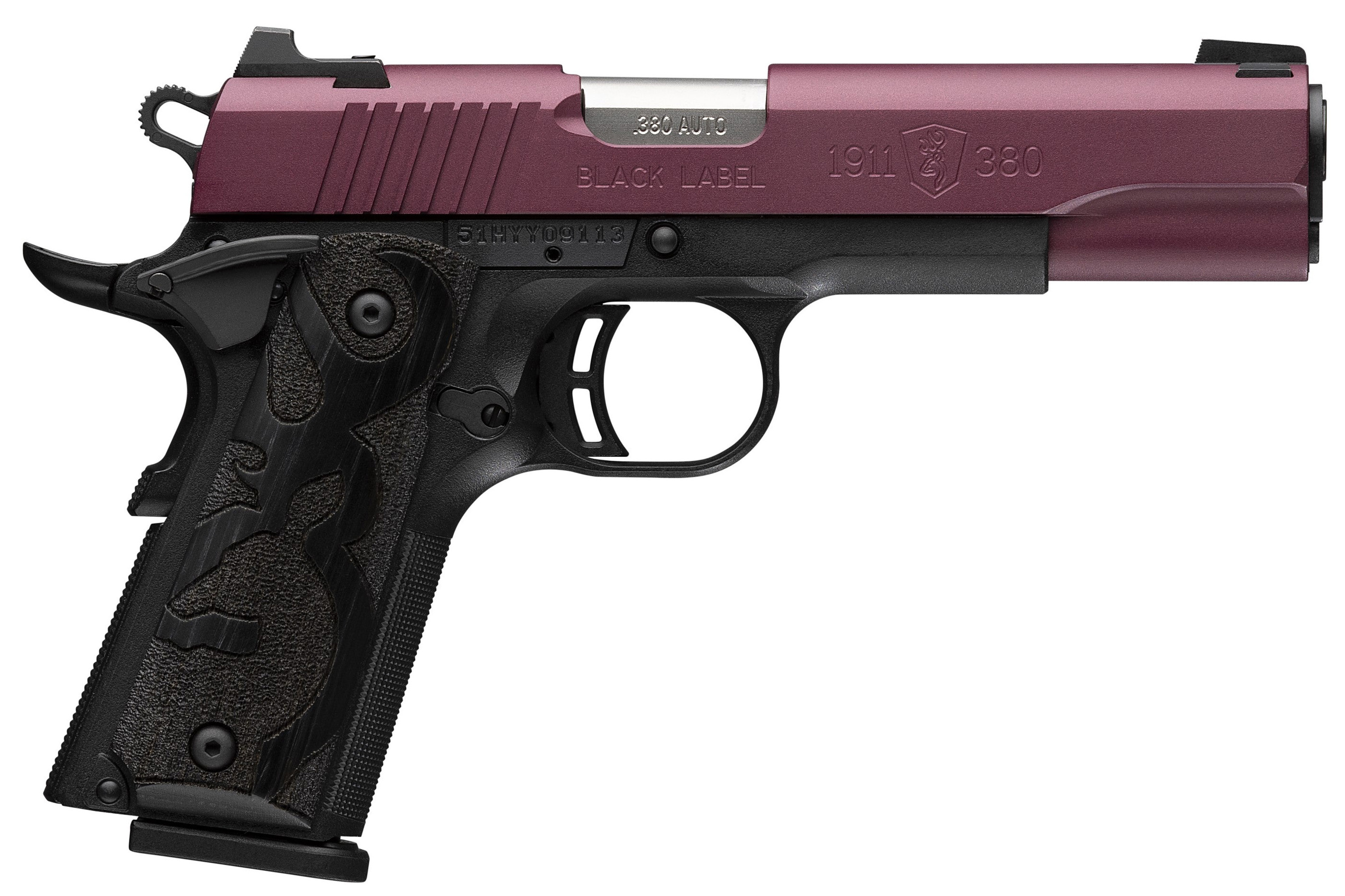 BRO 1911-380 BLACK LABEL FS BLK CHERRY 3-DOT - Sale